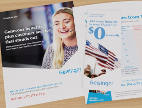 Geisinger FSI and a Geisinger trifold brochure