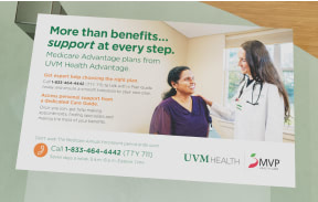 UVM Health postcard